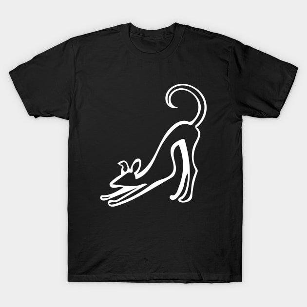 Greyhound Pounce T-Shirt by bubbsnugg